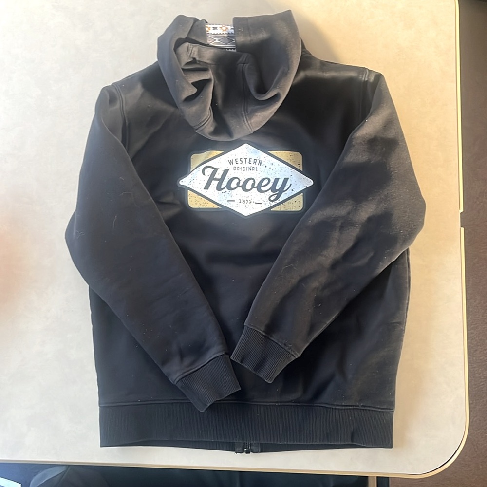 Hooey Diamond Fleece Hoodie 3/4 Sleeve Adult Small